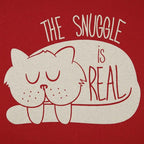 The Snuggle Is Real Sleepy Cuddly Cat