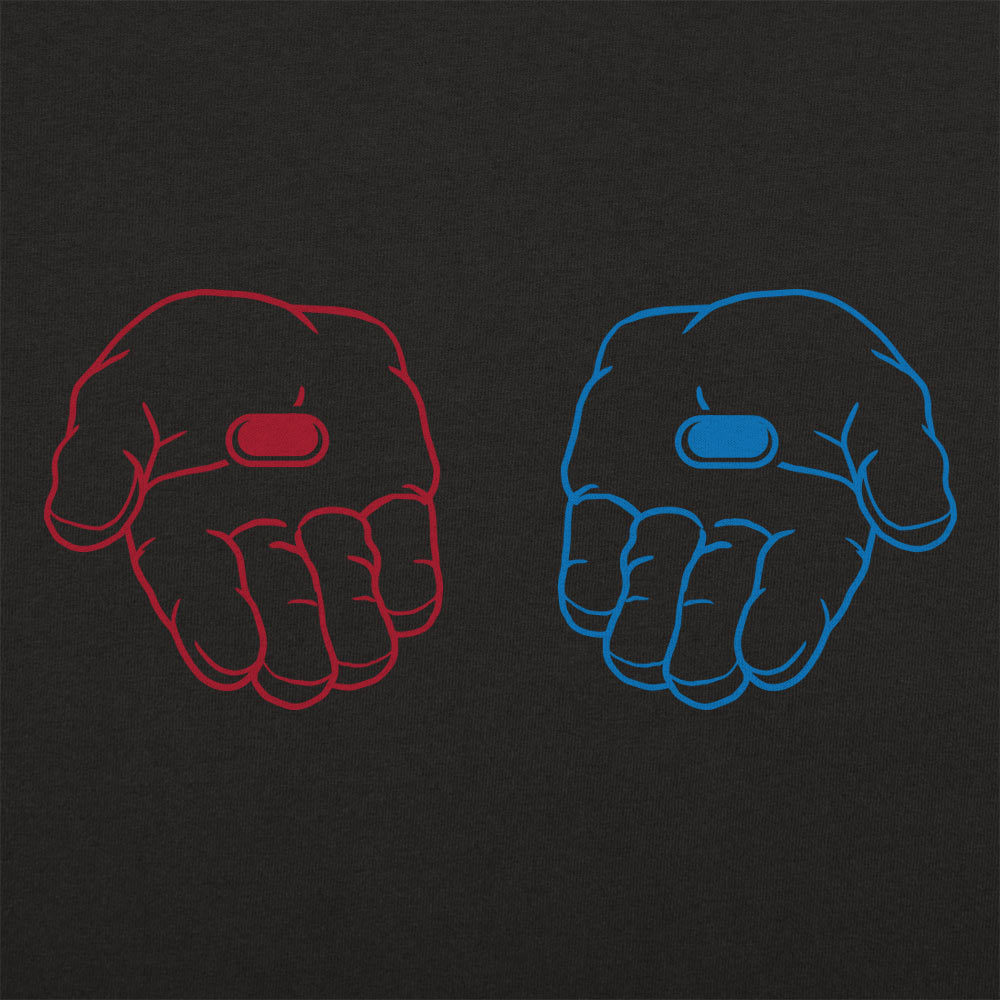 Red Pill Blue Pill Hands