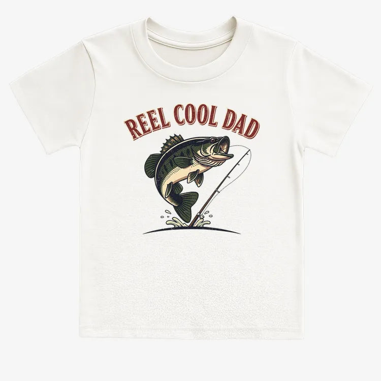 Reel Cool Dad Fishing Tee