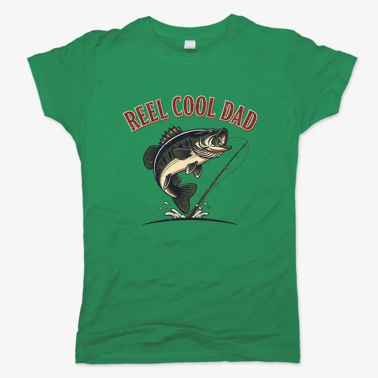 Reel Cool Dad Fishing Tee