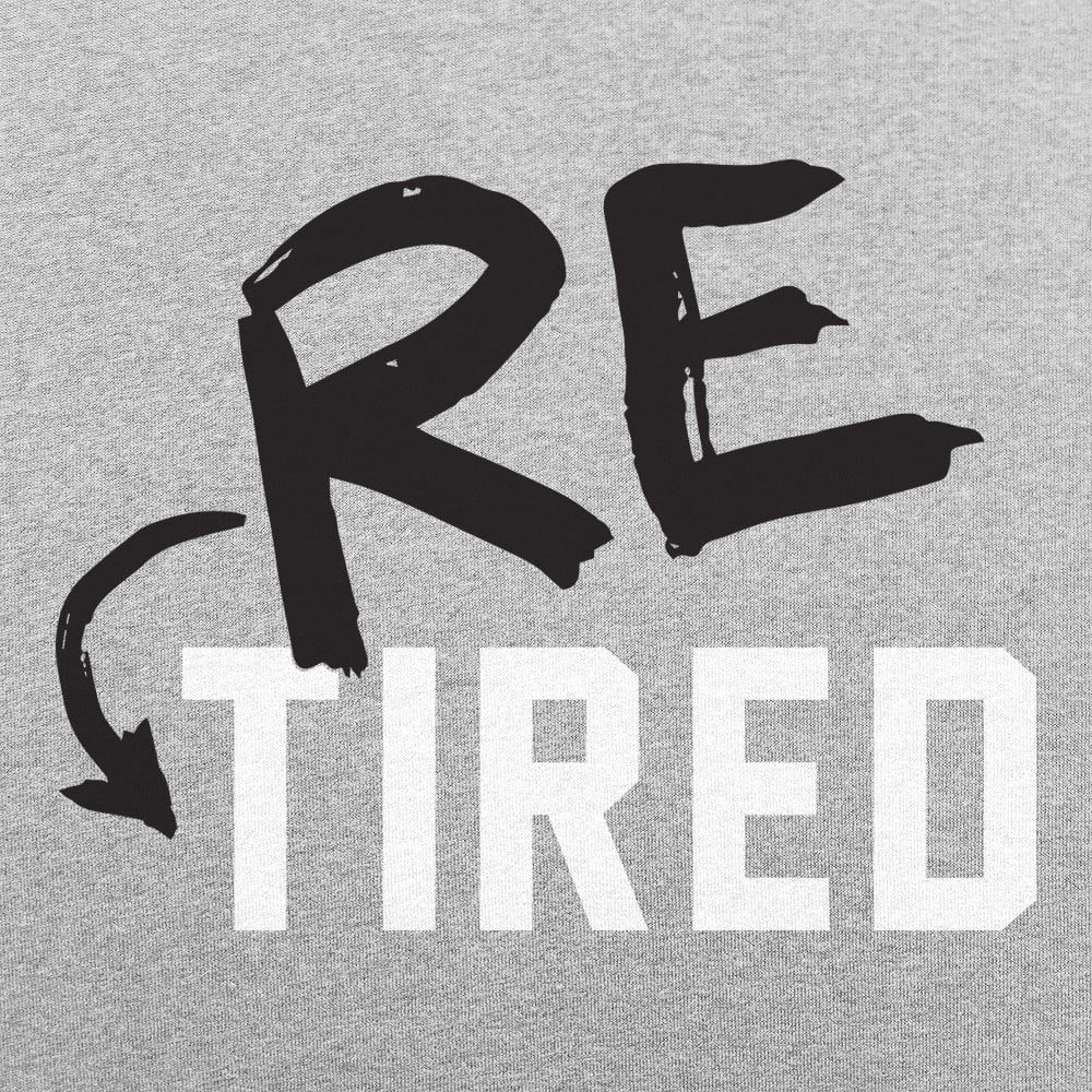 Re-Tired Retirement Pun for Tired Old Folks