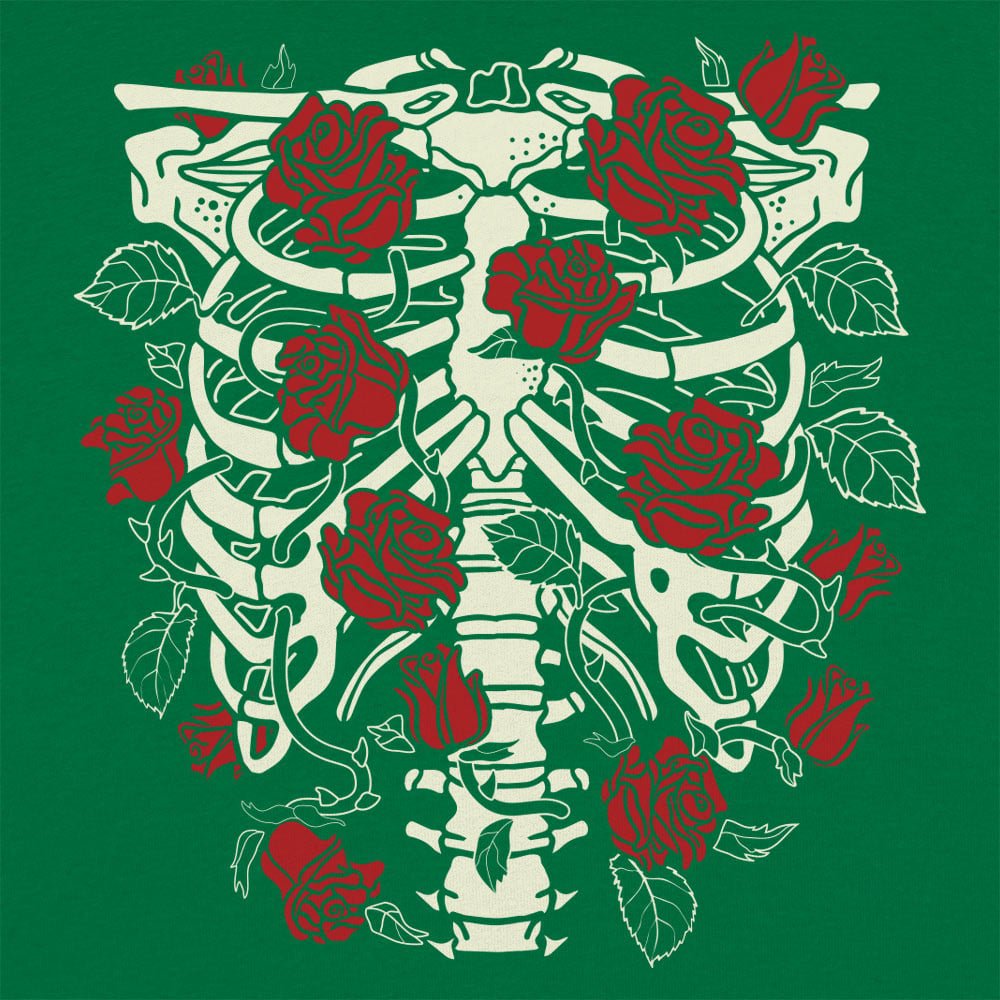 Ribcage Roses Skeleton