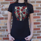 Ribcage Roses Skeleton
