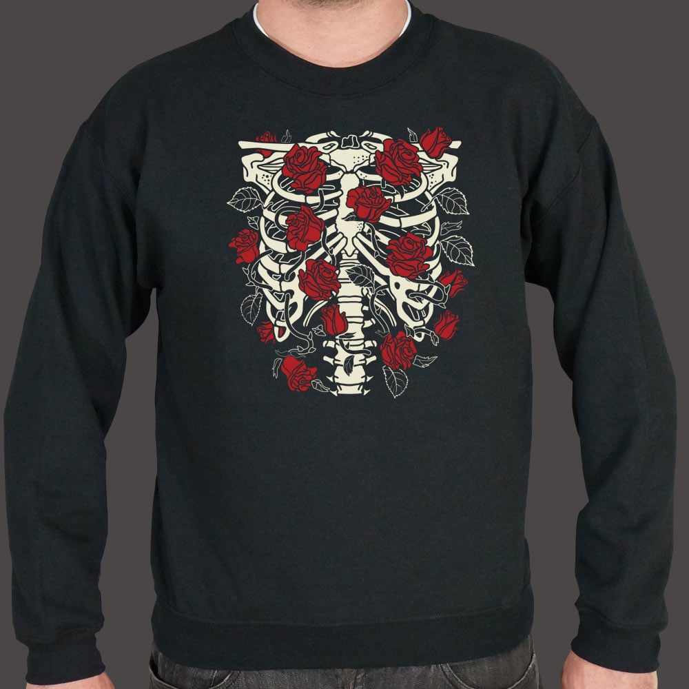 Ribcage Roses Skeleton
