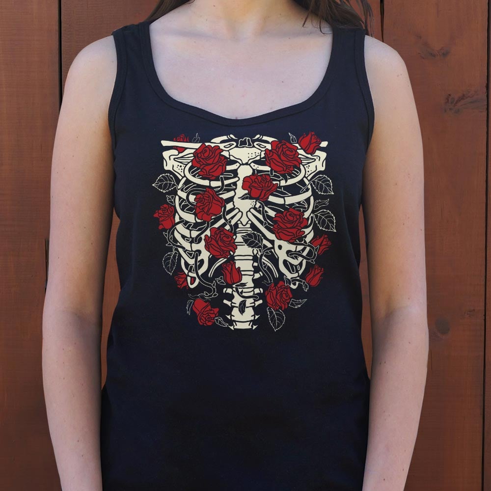 Ribcage Roses Skeleton