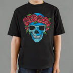 Rose Crowned Skull Full Color