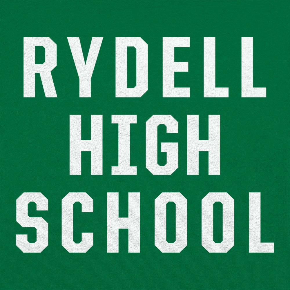 Rydell High School Retro Text Design