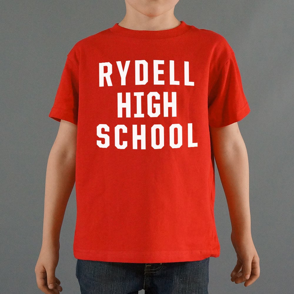 Rydell High School Retro Text Design