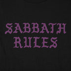 Sabbath Rules Gothic Metal Lettering