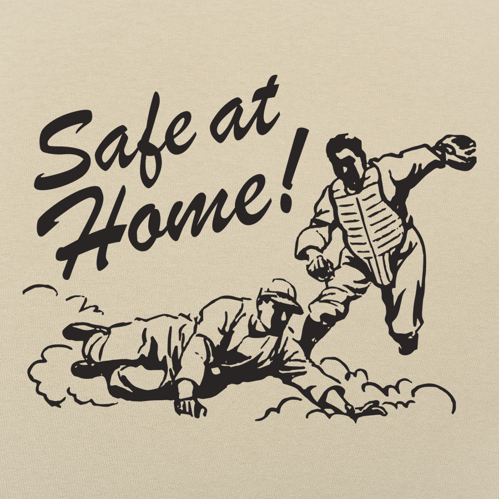 Safe at Home Baseball Player Sliding