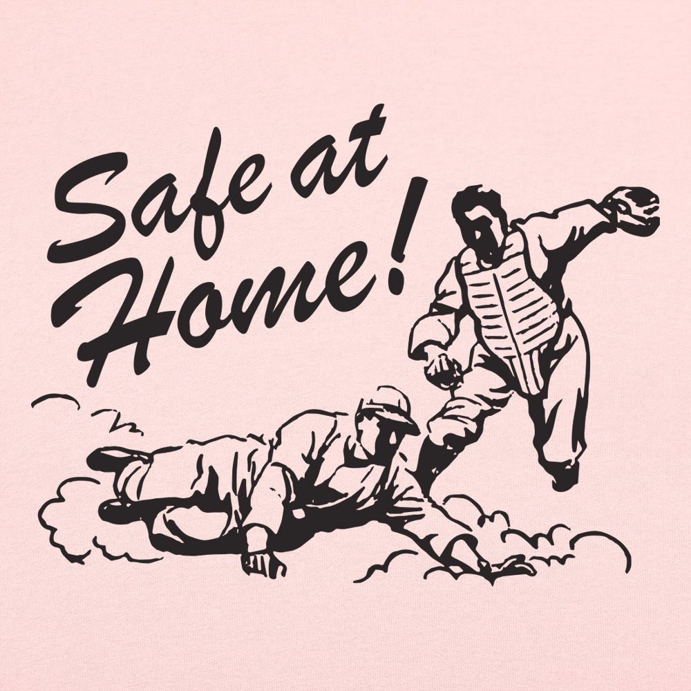 Safe at Home Baseball Player Sliding