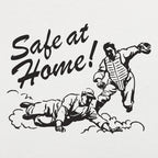 Safe at Home Baseball Player Sliding