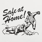 Safe at Home Baseball Player Sliding