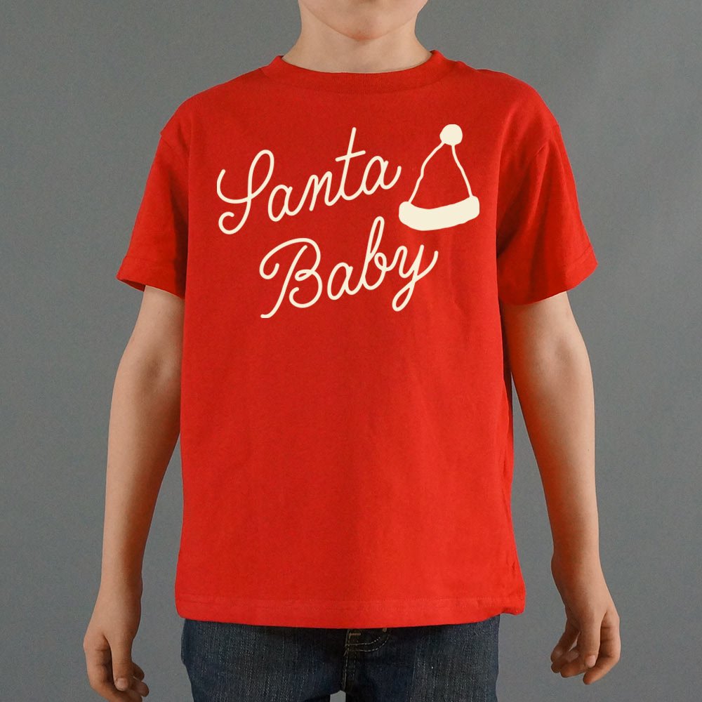 Santa Baby Retro Christmas Script with Santa Hat