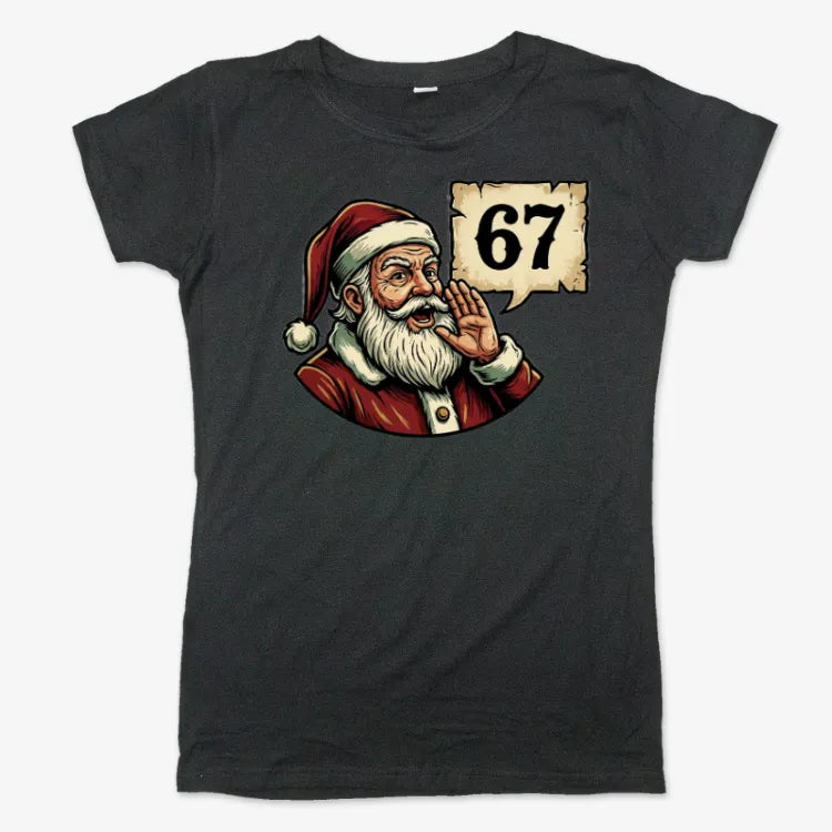 Santa's Countdown Tee: 67 Days to Cheer!