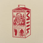 Sasquatch Missing Milk Carton Poster