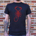 Scorpion - Red Scorpion Silhouette Design