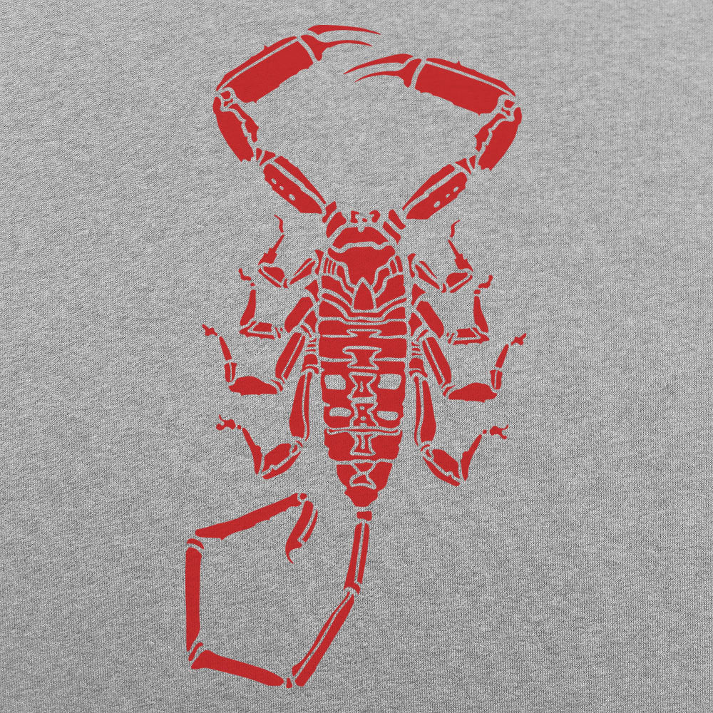 Scorpion - Red Scorpion Silhouette Design