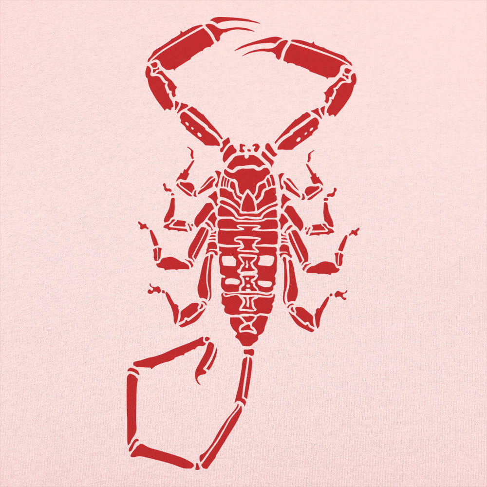 Scorpion - Red Scorpion Silhouette Design