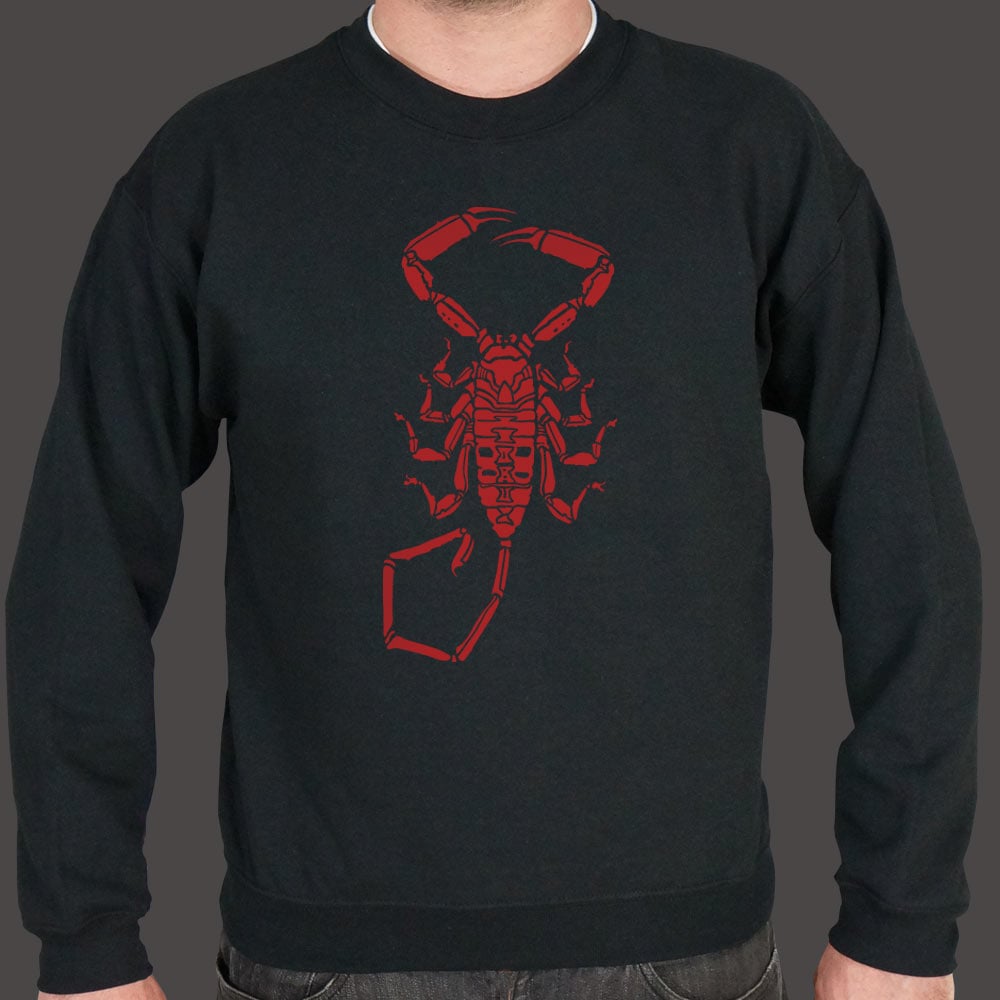 Scorpion - Red Scorpion Silhouette Design