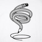 Scribble Pencil Twisted Illustration