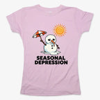 Seasonal Depression Melting Snowman