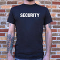 Security Bouncer Staff Costume Text Design