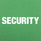 Security Bouncer Staff Costume Text Design