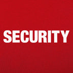 Security Bouncer Staff Costume Text Design