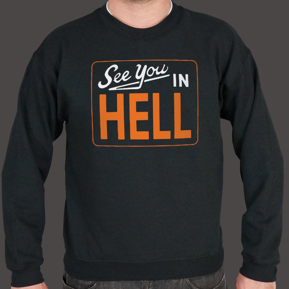 See You in Hell Retro Sign Design