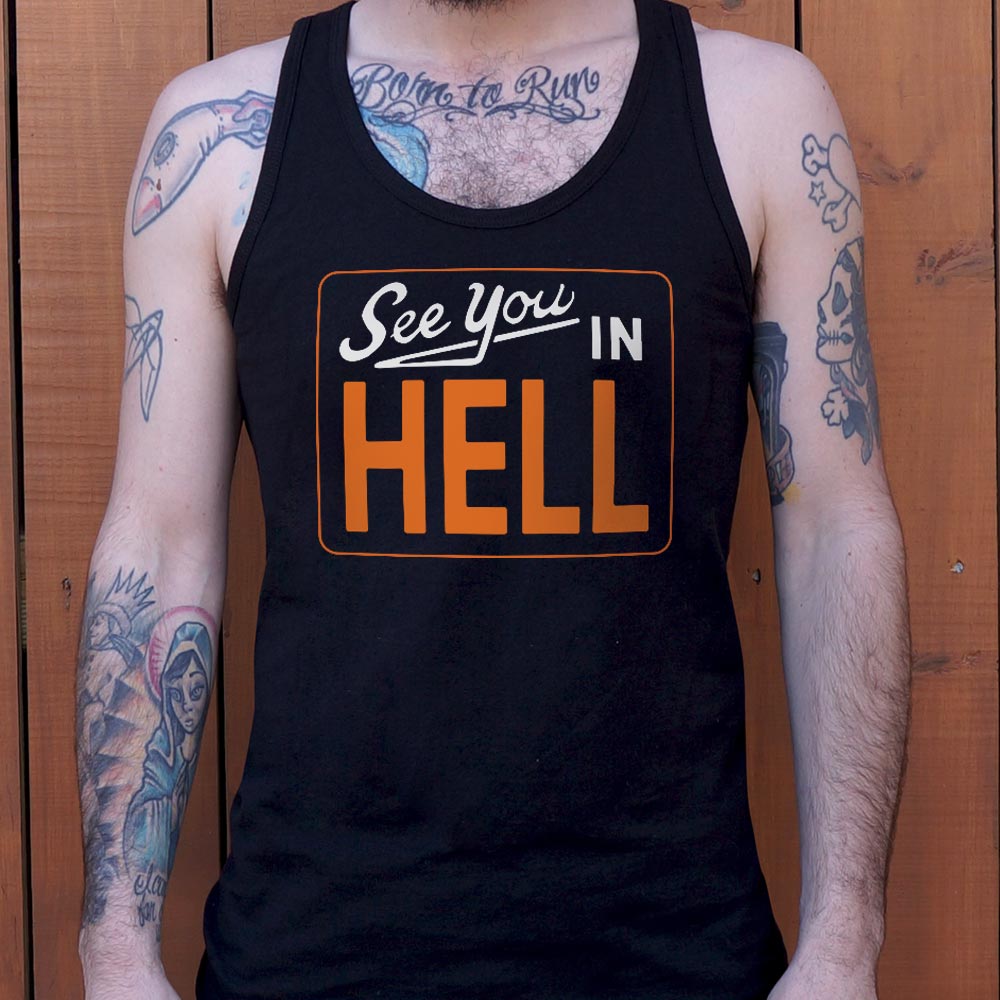 See You in Hell Retro Sign Design
