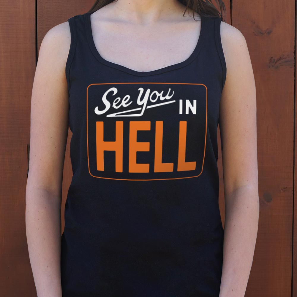 See You in Hell Retro Sign Design
