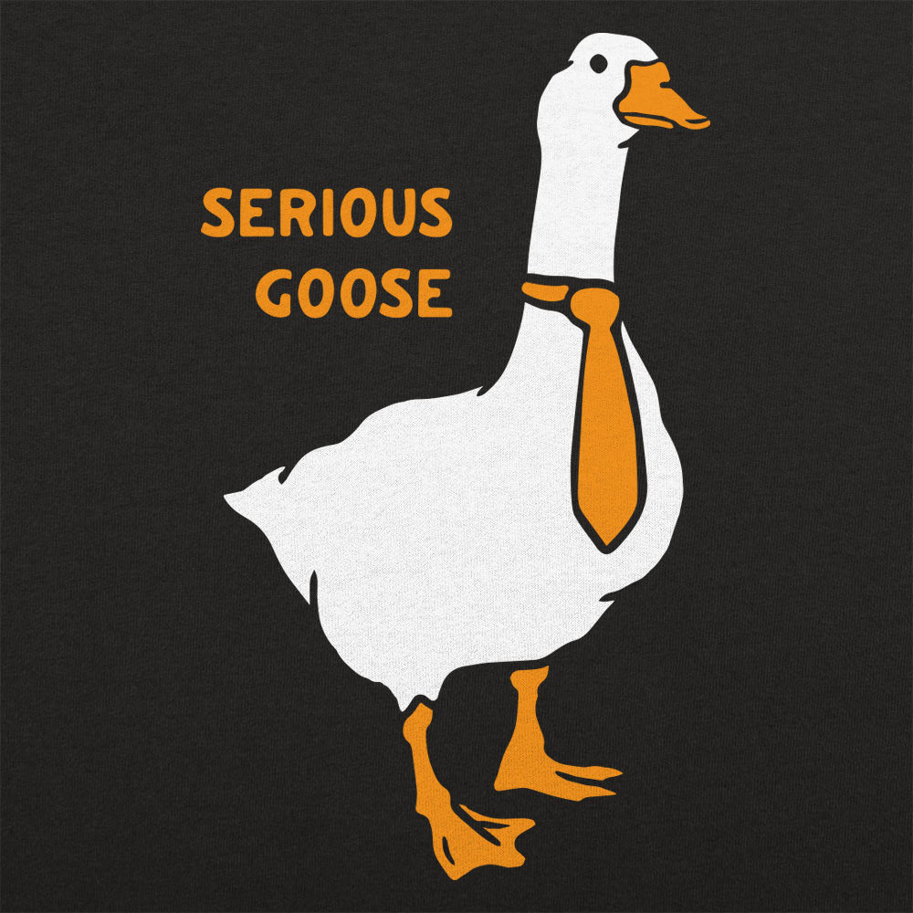 Serious Goose Wearing a Necktie