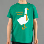 Serious Goose Wearing a Necktie