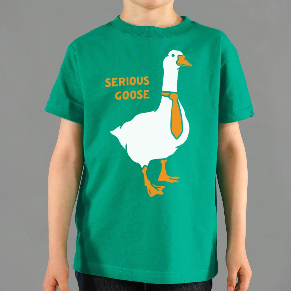 Serious Goose Wearing a Necktie