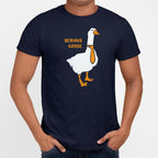 Serious Goose Wearing a Necktie