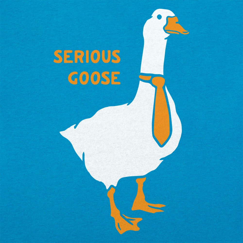 Serious Goose Wearing a Necktie