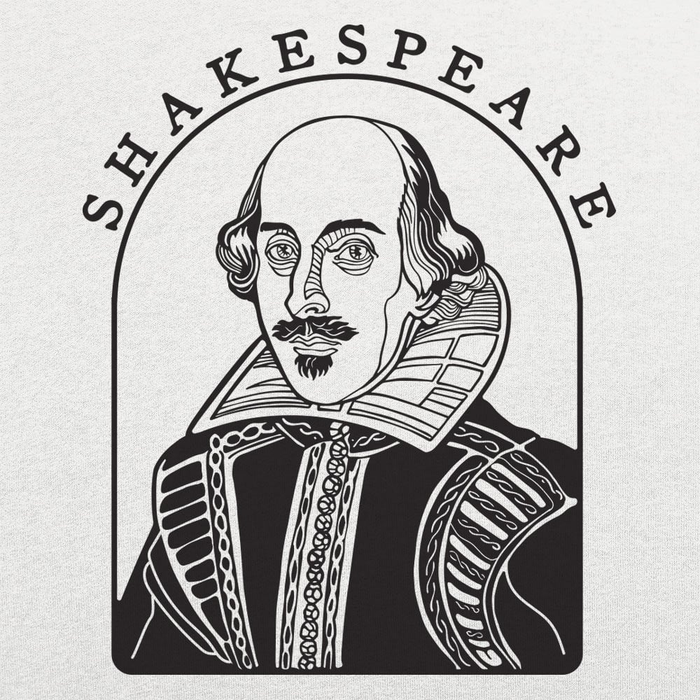 William Shakespeare Vintage Author Portrait