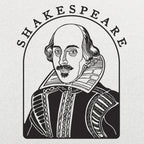 William Shakespeare Vintage Author Portrait