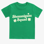 Shenanigans Squad St. Patrick's Day Four Leaf Clover Design