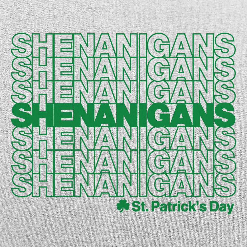 Shenanigans St. Patrick's Day Thank You Bag Parody