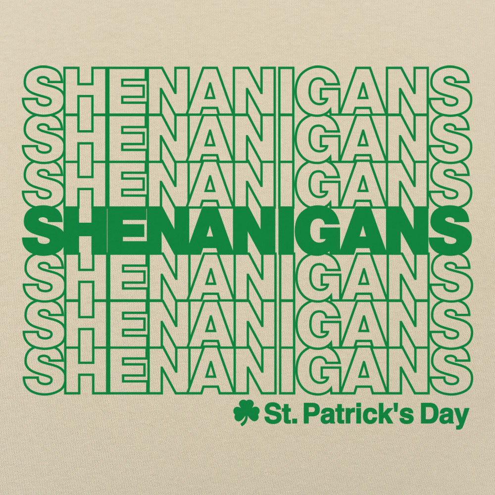Shenanigans St. Patrick's Day Thank You Bag Parody