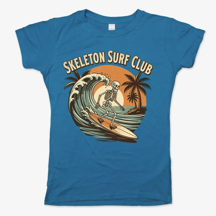 Skeleton Surf Club Tee