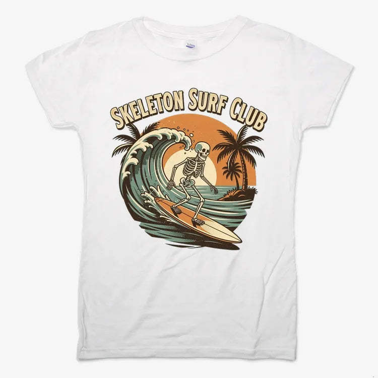 Skeleton Surf Club Tee
