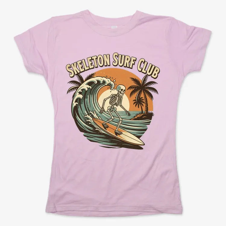 Skeleton Surf Club Tee
