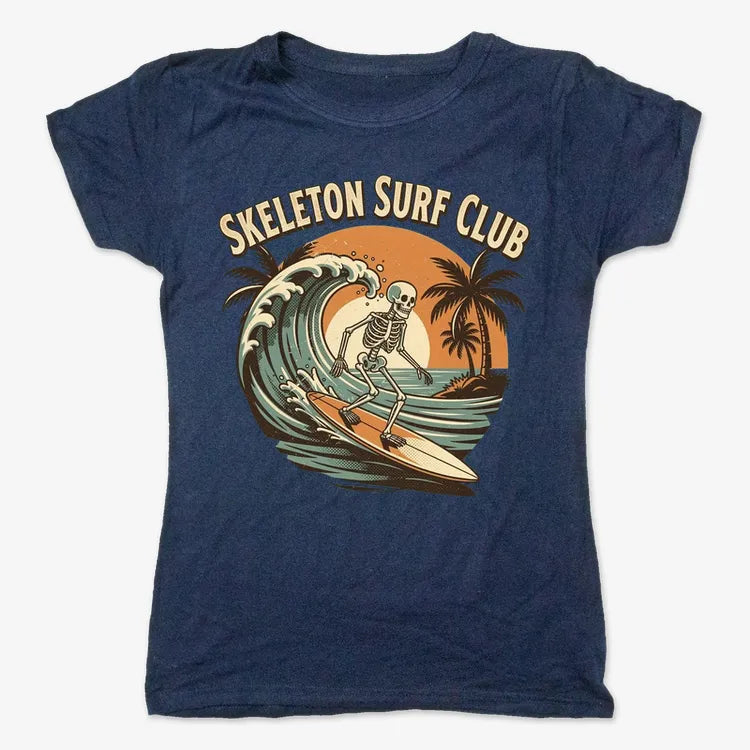Skeleton Surf Club Tee