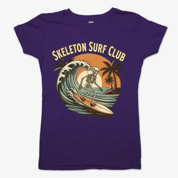 Skeleton Surf Club Tee