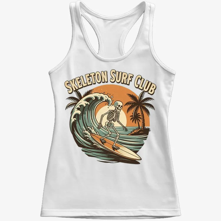 Skeleton Surf Club Tee