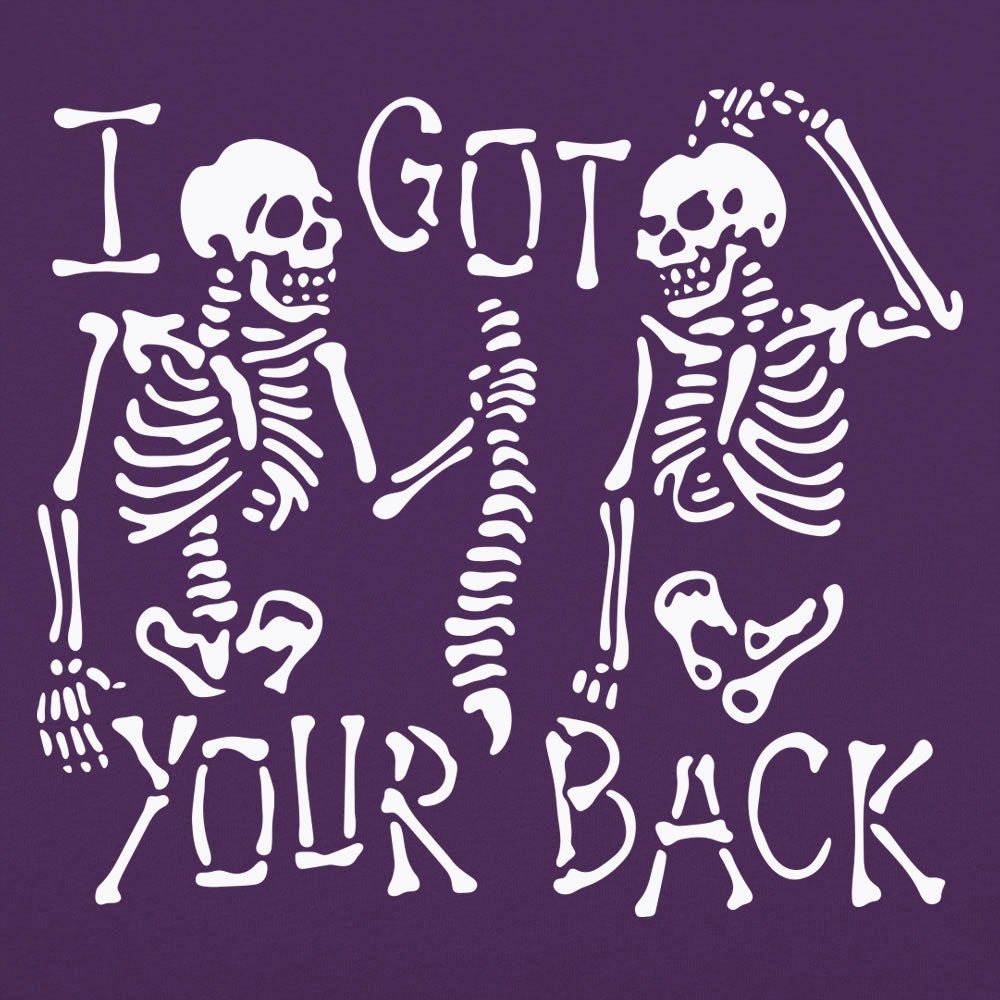 I Got Your Back Skeleton Spine Pun