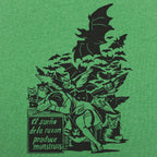 Sleep of Reason Produces Monsters. Goya Art with Owls and Bats
